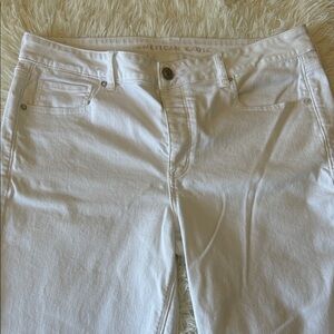 American Eagle Outfitters White Skinny Jeans - Women's